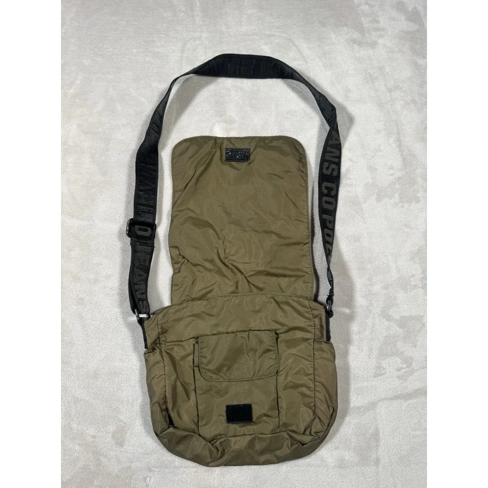 Polo Jeans Shoulder Bag Green Nylon